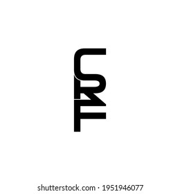 Crf Letter Original Monogram Logo Design Stock Vector (Royalty Free ...