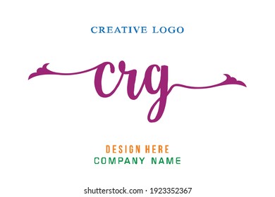 CRG lettering logo is simple, easy to understand and authoritative