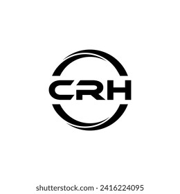 CRH Letter Logo Design, Inspiration for a Unique Identity. Modern Elegance and Creative Design. Watermark Your Success with the Striking this Logo.