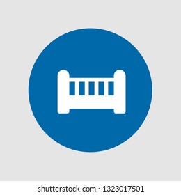  Crib icon. Editable  Crib icon for web or mobile.