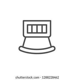 Crib line icon