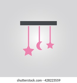 crib mobile icon. crib mobile vector. crib mobile sign