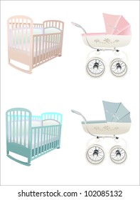 Vintage Baby Crib Images Stock Photos Vectors Shutterstock