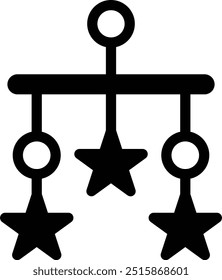 Ilustración de diseño de icono de Vector de juguete de cuna