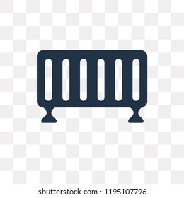 Crib vector icon isolated on transparent background, Crib transparency concept can be used web and mobile