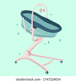 Crib-chair transformer for the baby