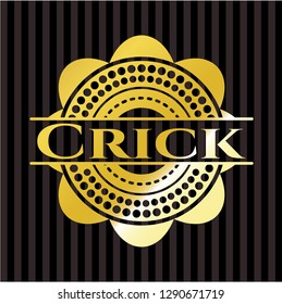 Crick shiny badge