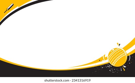 Cricket abstract background. Sports concept