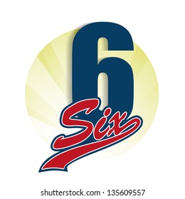 Fondo de críquet con disparo SIx.