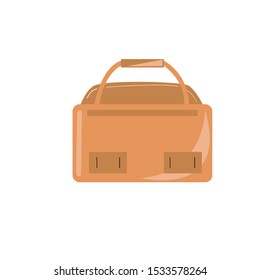cricket bag vector illustration simple clip art