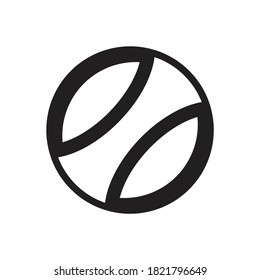 Vector de diseño de icono de aplicación de cricket Ball