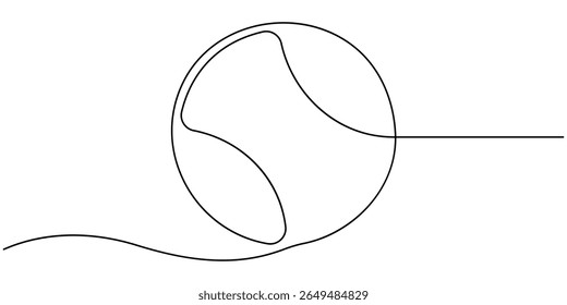 Cricket ball Drawing, Cricket Ball One Line Drawing: Continuous Hand Drawn Sport Theme Object. professional cricket bat continuous single one line drawing art vector design, Single continuous line