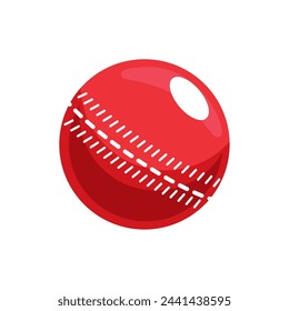 cricket ball equipment illustration design