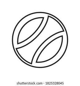 Cricket Ball Icon Design Vector