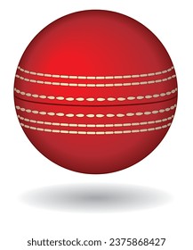 cricket ball isolated on a white background