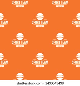 Cricket ball pattern vector orange for any web design best