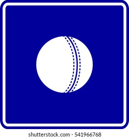 cricket ball sign