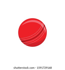 Cricket Ball simple illustration clip art vector