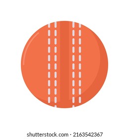 Cricket Ball vector flat icon for web isolated on white background EPS 10 file