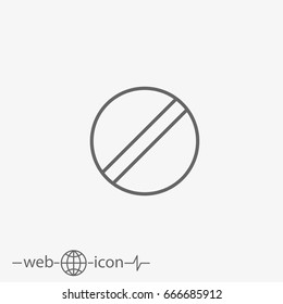 cricket ball vector icon