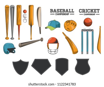 Cricket and baseball equipment
