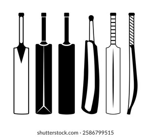 Cricket Bat Clip Art Vector