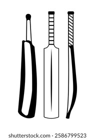 Cricket Bat Clip Art Vector