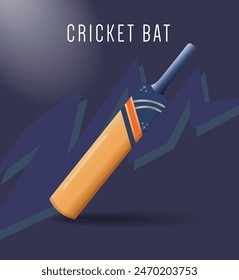 Cricket bat design as Cricket Equipment Icon