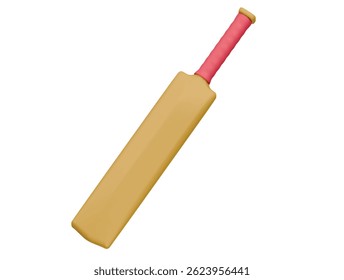  cricket bat icon 3d illustration render