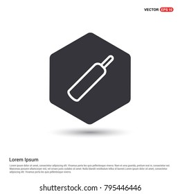 Cricket Bat Icon White Background icon template