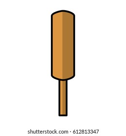 cricket bat isolated icon