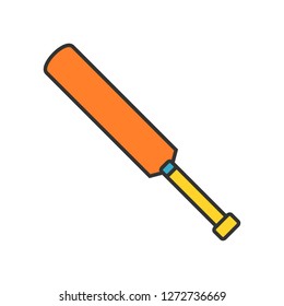 Cricket Bat Logo Icon Template Element