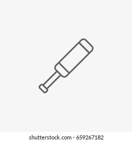 cricket bat vector icon