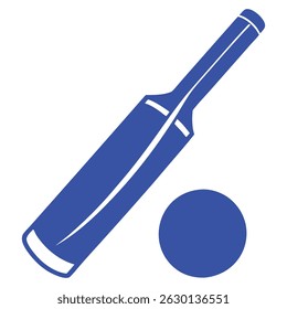 Cricket bats and bat illustration vectors design 