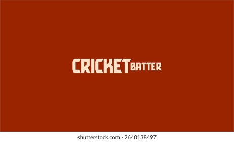 Cricket Batter Logo Text Artworks - Logo Artworks