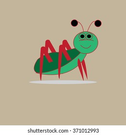 Cricket beetle - vector illustrator