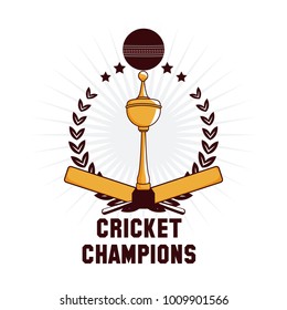 Cricket champions emblem