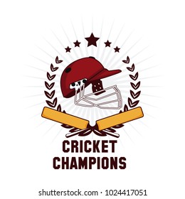 Cricket champions emblem
