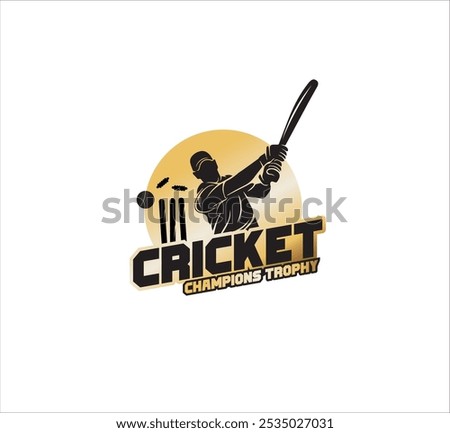 Cricket Champions League Logo with White Background