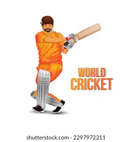Cricket championship tournament 
 with vector illustration background