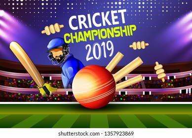 Cricket Championship - vector