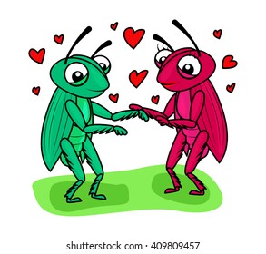 Cricket couple love