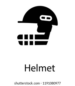A cricket equipment supporting head while playing in cricket field cherectorizing helmet