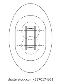 Cricket Field for Tactic Presentation