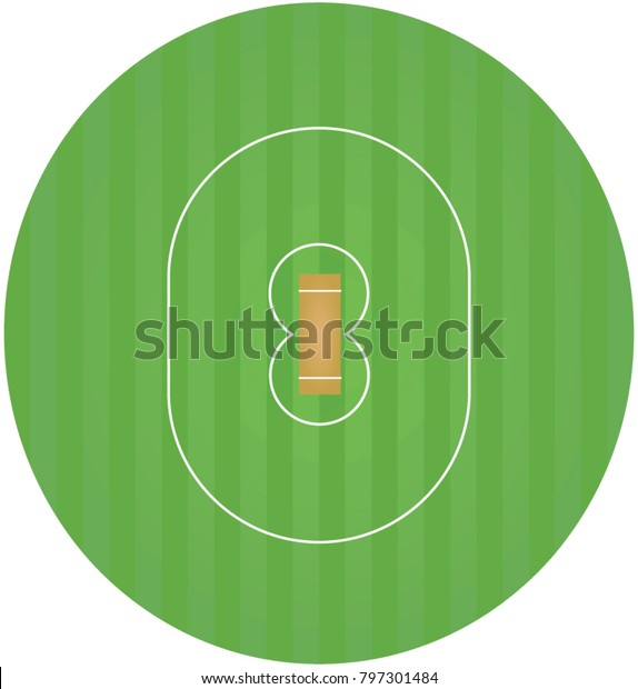 88 Cricket Stadium Top View Stock Vectors, Images & Vector Art ...