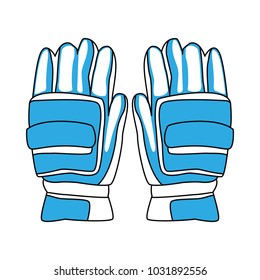 Cricket gloves equipment
