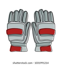 Cricket gloves equipment
