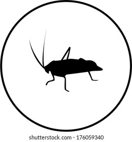 Kricketsymbol oder Grashörner