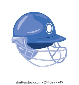 Cricket-Kopfbedeckung einheitliches Illustrationsdesign