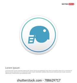 Cricket Helmet Icon Background icon template